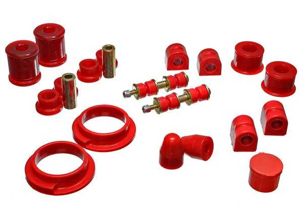 Energie-Federung, Energy Suspension Hyper-Flex Buchsensatz Ford Focus (00-04) Schwarz oder Rot