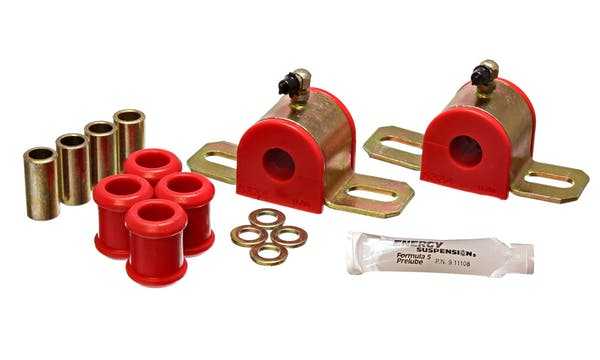 Energie-Federung, Energy Suspension Rear Sway Bar Bushing Kit [17.5mm] Chrysler 300 (05-10) Rot oder Schwarz