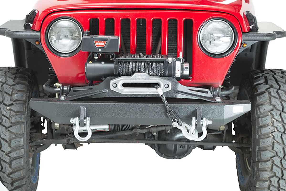 Fischgräte Offroad, Fischgräte Offroad Piranha Frontstoßstange Jeep Wrangler TJ (97-06) Stoßstange nur/ mit Stinger/ mit Windenschutz